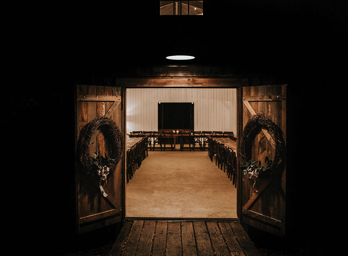 Fiddlers Green Wedding venue photoshoot venue at night barn