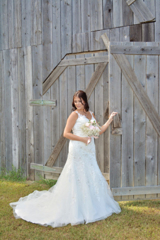 Shannon Naylor wedding dress barn