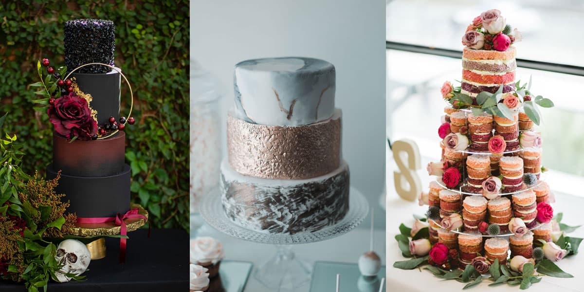 modern wedding cakes