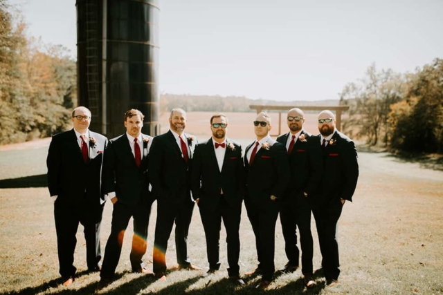 Mary-Catherine and Christopher wedding party groomsmen