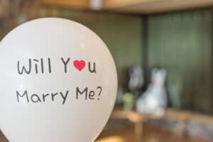 will you marry me on balloon